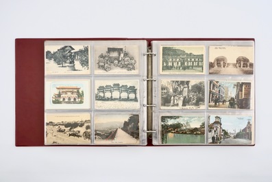 Een album met Chinese postkaarten, 19/20e eeuw