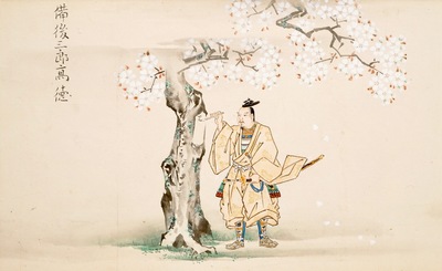 Three Japanese paintings on paper, Meiji/Taisho, 19/20th C.