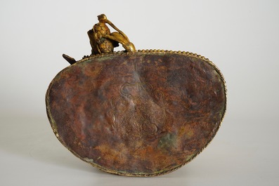 Une statuette sino-tib&eacute;taine de Tara verte (Syamatara) en bronze dor&eacute;, 18/19&egrave;me