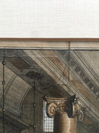 Bernard Picart, "Inwijding van de Portugese synagoge te Amsterdam", handingekleurde kopergravure, 1724-1737