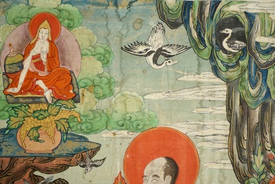 Two fine thangka, Tibet or Nepal, 18/19th C.