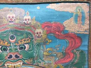 Un thangka tib&eacute;tain, 19/20&egrave;me