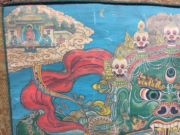 Un thangka tib&eacute;tain, 19/20&egrave;me