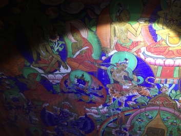 A Refuge Tree thangka, Tibet or Nepal, 19/20th C.
