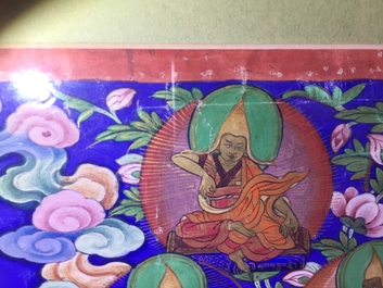 A Refuge Tree thangka, Tibet or Nepal, 19/20th C.