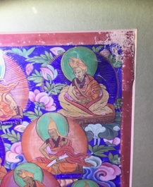 A Refuge Tree thangka, Tibet or Nepal, 19/20th C.