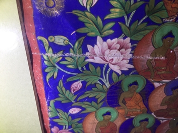 A Refuge Tree thangka, Tibet or Nepal, 19/20th C.