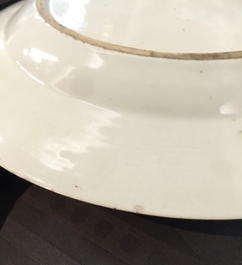 Six Chinese famille rose cherrypickers plates, Qianlong