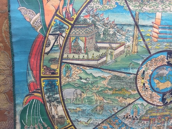 Un thangka tib&eacute;tain, 19/20&egrave;me