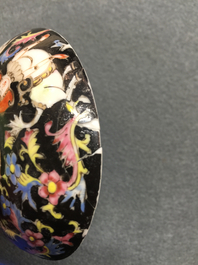 Un bol et son couvercle en porcelaine de Chine Bencharong pour le march&eacute; thai, 19/20&egrave;me