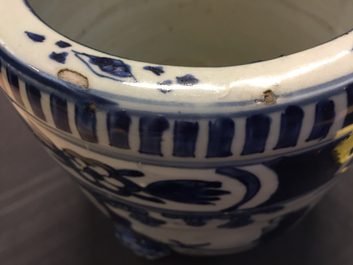 Een Chinese blauw-witte wierookbrander, Ming, Wanli