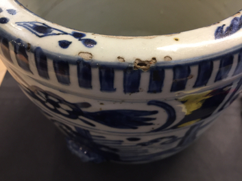 Een Chinese blauw-witte wierookbrander, Ming, Wanli