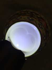 Un bol et son couvercle en porcelaine de Chine Bencharong pour le march&eacute; thai, 19/20&egrave;me