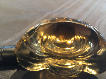 Un mod&egrave;le de Bouddha en crystal de rocher fum&eacute;, Chine, 19/20&egrave;me