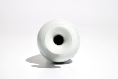 A Chinese blue and white vase with playing boys, Kangxi