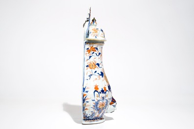 A Chinese Imari style wall fountain and cover, Kangxi
