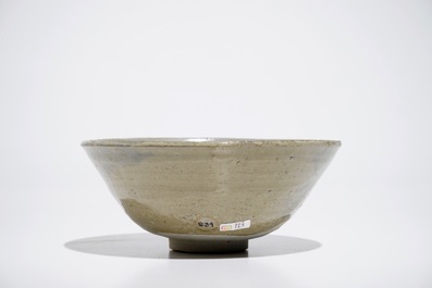 A Chinese incised celadon shipwreck bowl, Song