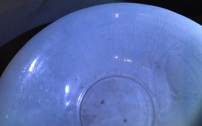 A Chinese qingbai bowl with underglaze design of fish, Song
