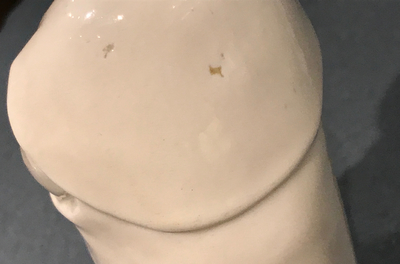 Quatre figures en porcelaine blanc de Chine de Dehua, Kangxi et post&eacute;rieur