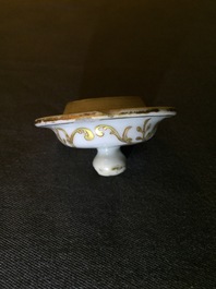 A Chinese Dutch market armorial part-tea service, Qianlong