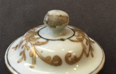 A Chinese Dutch market armorial part-tea service, Qianlong
