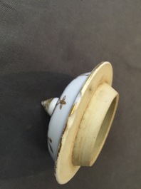 A Chinese Dutch market armorial part-tea service, Qianlong