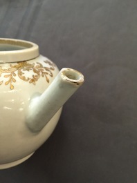 A Chinese Dutch market armorial part-tea service, Qianlong