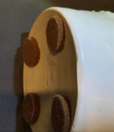 Een Chinese blanc de Chine penselenpot, 18/19e eeuw
