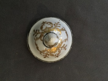 A Chinese Dutch market armorial part-tea service, Qianlong