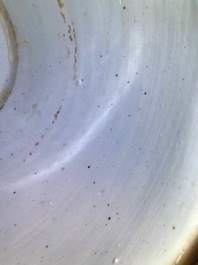 Un aquarium en porcelaine de Chine bleu et blanc, 19&egrave;me