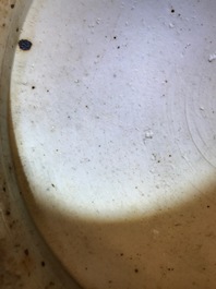 Un aquarium en porcelaine de Chine bleu et blanc, 19&egrave;me