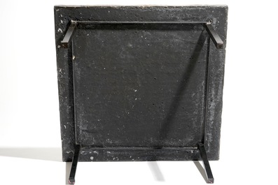 Vandeweghe, Rogier (Belgium, 1923), Amphora: A square coffee table, 2nd half 20th C., signed