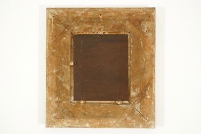 De Coene, Jean Henri (Belgi&euml;, 1798-1866), De bloemenverkoopster, olie op paneel