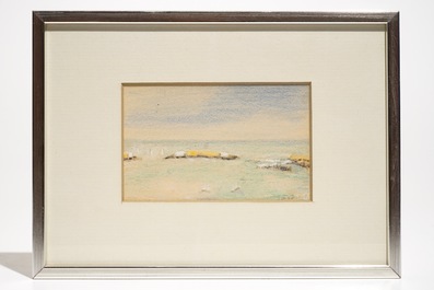 Van de Kerkhove, Fritz (Belgium, 1862-1873), Two small oils on panel and a watercolour