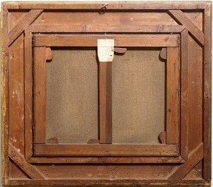 Laurens, Jean-Pierre (Frankrijk, 1875-1932), Moeder met dochter, olie op doek