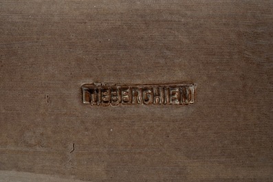 Tieberghien, Oswald (Belgium, 1936): 3 elongated trays, 2nd half 20th C.