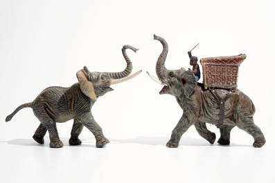 A collection of German elastolin and lineol animal toy figures, Hausser, 1st half 20th C.