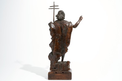 De opstanding van Christus, retabelfragment, eik, Vlaanderen, 16e eeuw