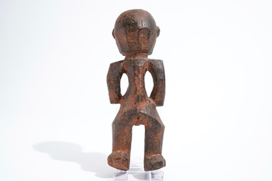 An African carved wood "Ofika" figure, Lilwa, Mbole, Congo, 1st half 20th C.
