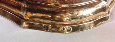 A pair of silver Louis XV candlesticks, marked for Mons, 1776-1779