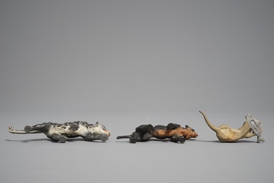 A collection of German elastolin and lineol animal toy figures, Hausser, 1st half 20th C.