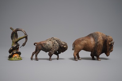 A collection of German elastolin and lineol animal toy figures, Hausser, 1st half 20th C.