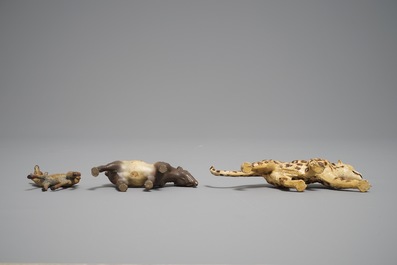 A collection of German elastolin and lineol animal toy figures, Hausser, 1st half 20th C.