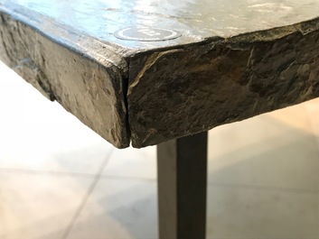 Vandeweghe, Rogier (Belgium, 1923), Amphora: A square coffee table, 2nd half 20th C., signed