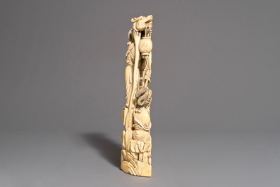 Un groupe de musiciennes en ivoire sculpt&eacute;, Chine, 19&egrave;me