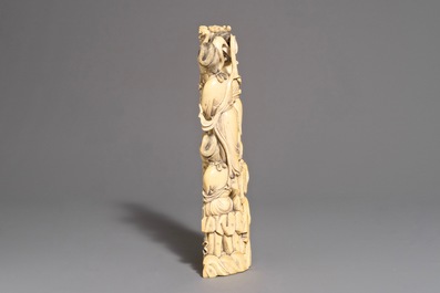 Un groupe de musiciennes en ivoire sculpt&eacute;, Chine, 19&egrave;me