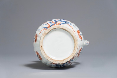 A Chinese Imari-style covered jug with French silver mounts, Qianlong