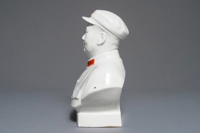 A Chinese Mao Zedong bust, 2nd half 20th C.