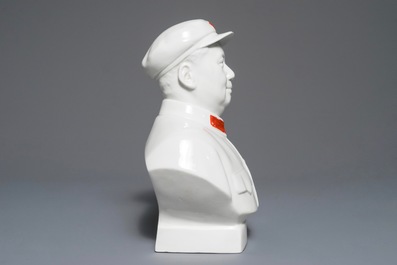 A Chinese Mao Zedong bust, 2nd half 20th C.