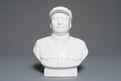 A Chinese Mao Zedong bust, 2nd half 20th C.